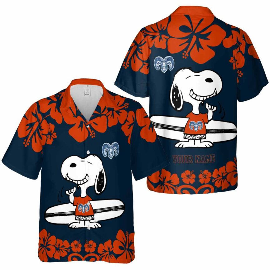 Custom Goat Surfing Snoopy Hawaiian Shirt Premium grade