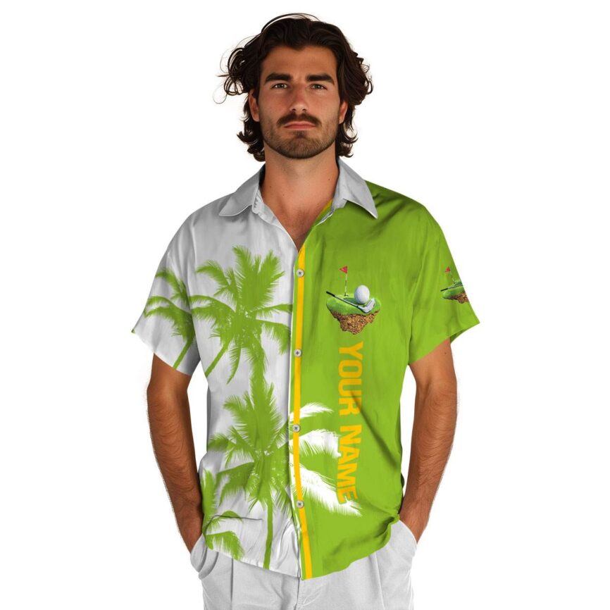 Custom Golf Beach Vibes Hawaiian Shirt High quality