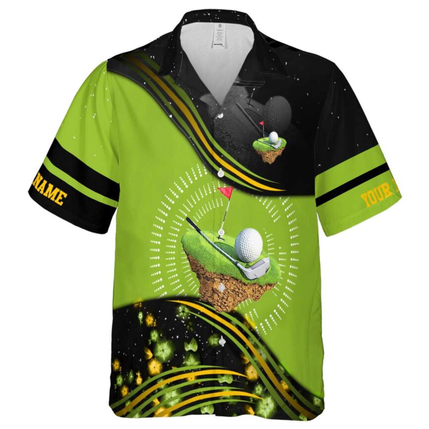 Custom Golf Dynamic Swirl Hawaiian Shirt Fashion forward