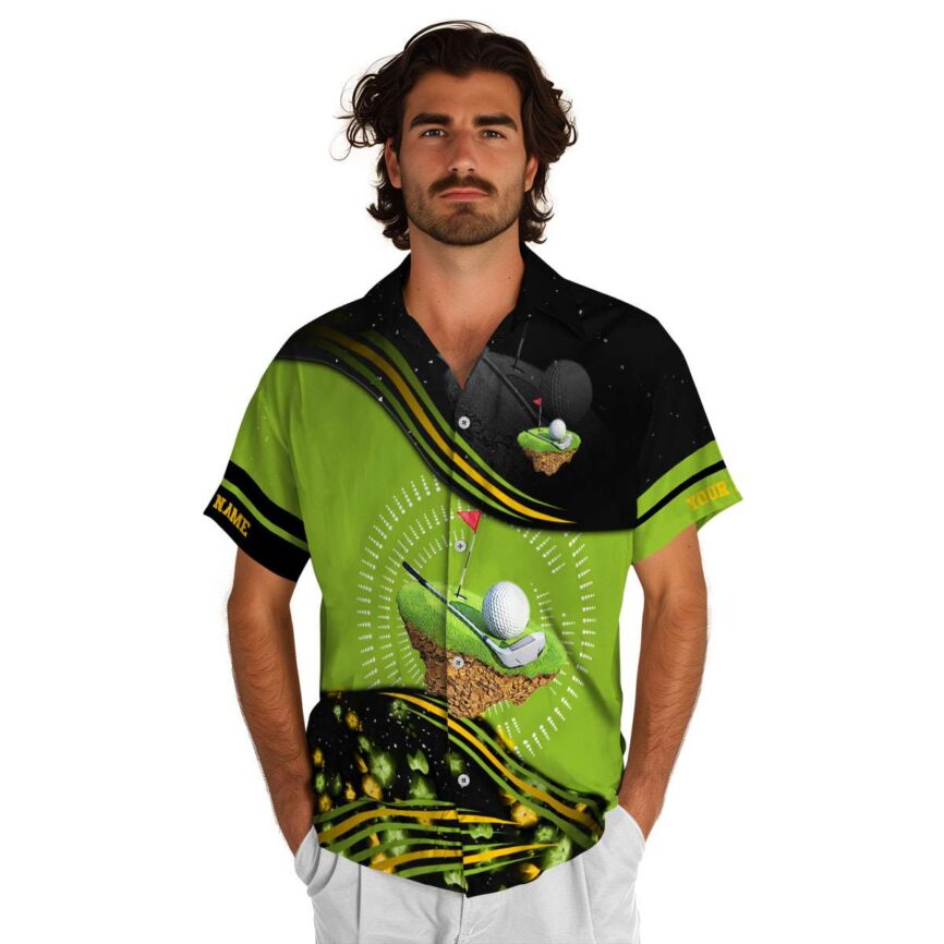 Custom Golf Dynamic Swirl Hawaiian Shirt New Arrival