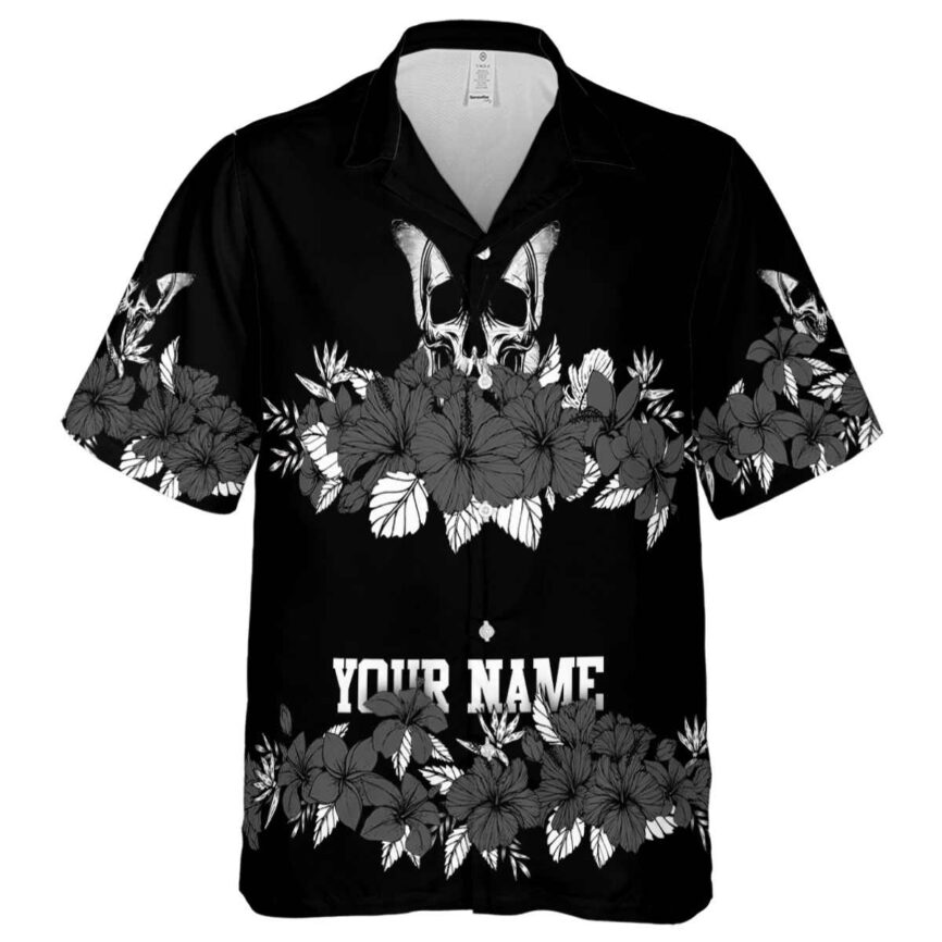 Custom Goth Hibiscus Band Hawaiian Shirt Fashion forward