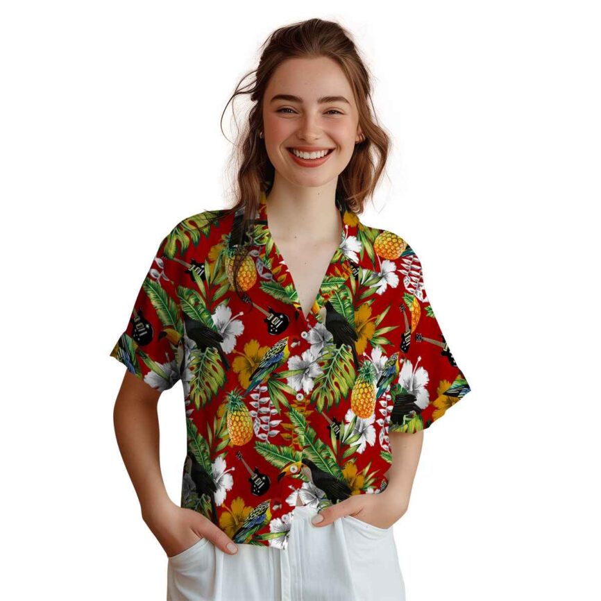 Custom Guitar Toucan Bird Hawaiian Shirt Top rated