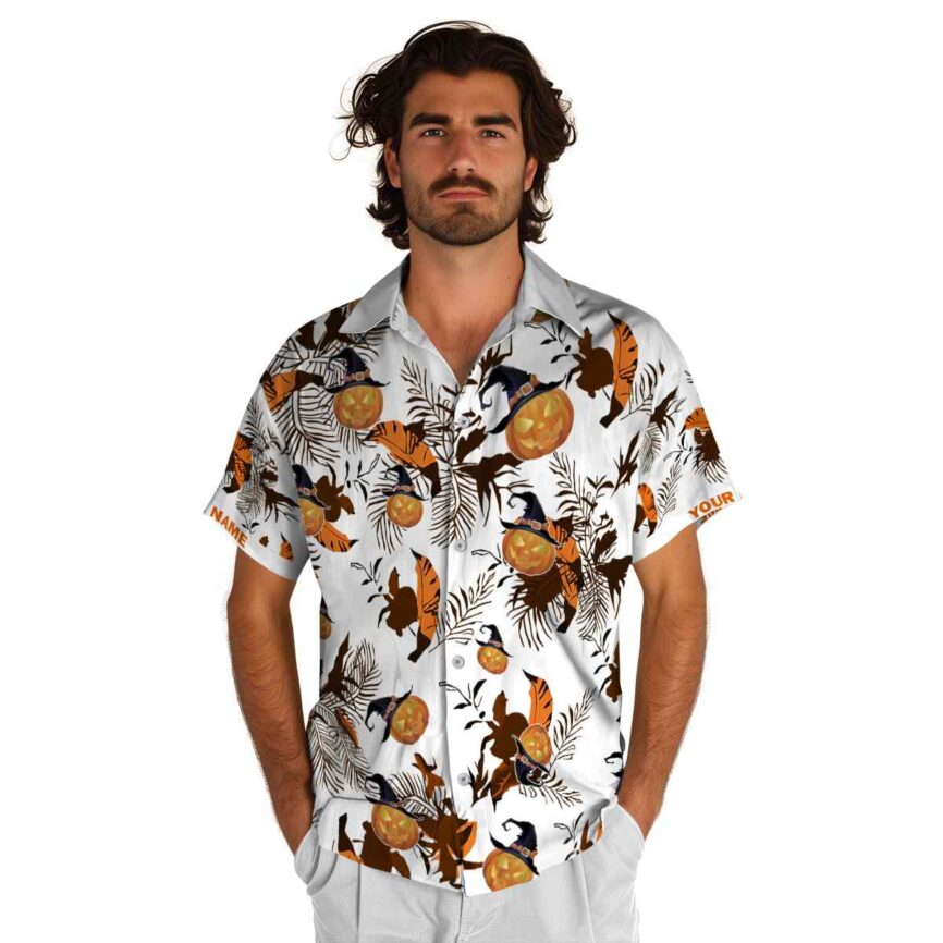 Custom Halloween Leafy Accents Hawaiian Shirt New Arrival