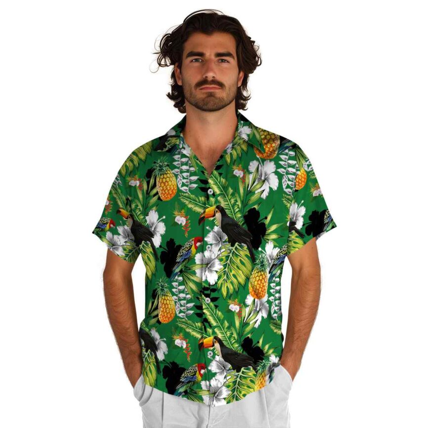 Custom Hawaiian Flower Shirt Toucan Bird Hawaiian Shirt New Arrival