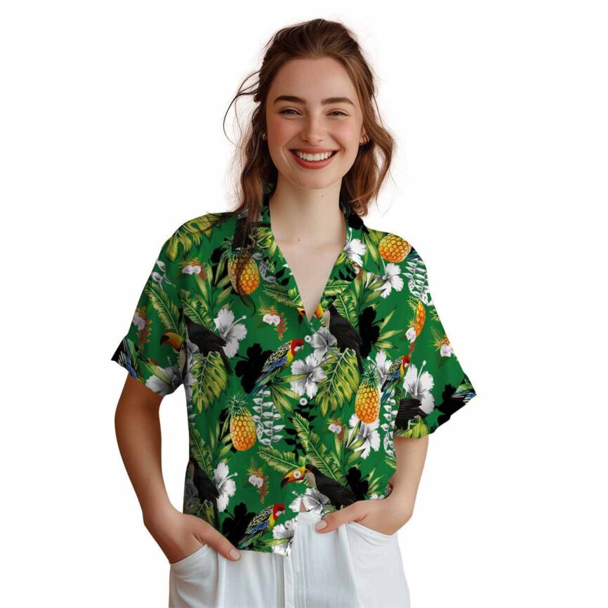 Custom Hawaiian Flower Shirt Toucan Bird Hawaiian Shirt Top rated