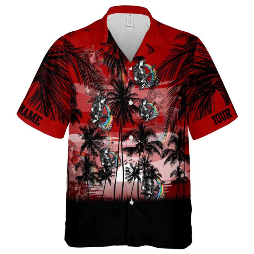 Custom Heavy Metal Island Scenery Hawaiian Shirt Fashion forward