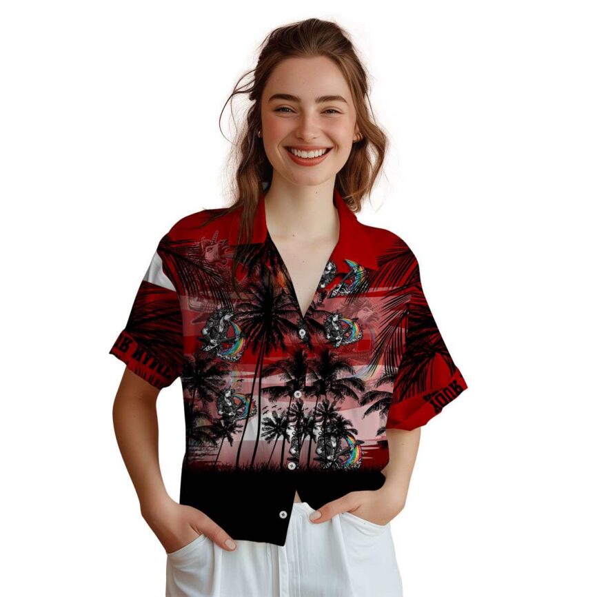 Custom Heavy Metal Island Scenery Hawaiian Shirt Top rated