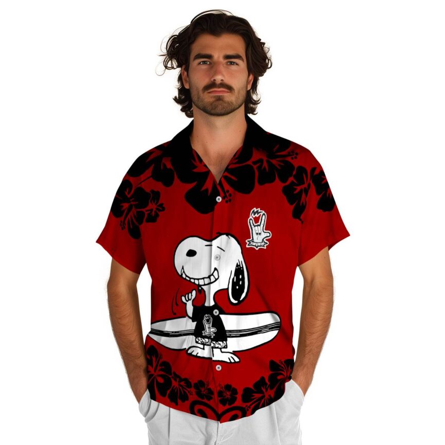 Custom Heavy Metal Surfing Snoopy Hawaiian Shirt New Arrival