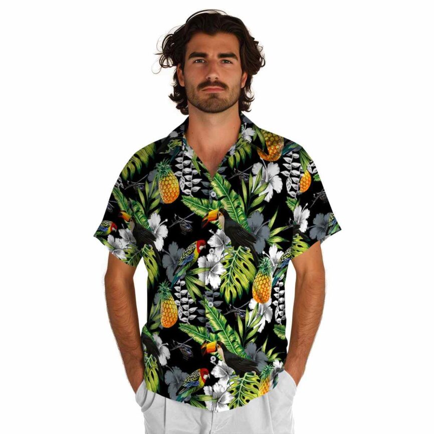 Custom Helicopter Toucan Bird Hawaiian Shirt New Arrival