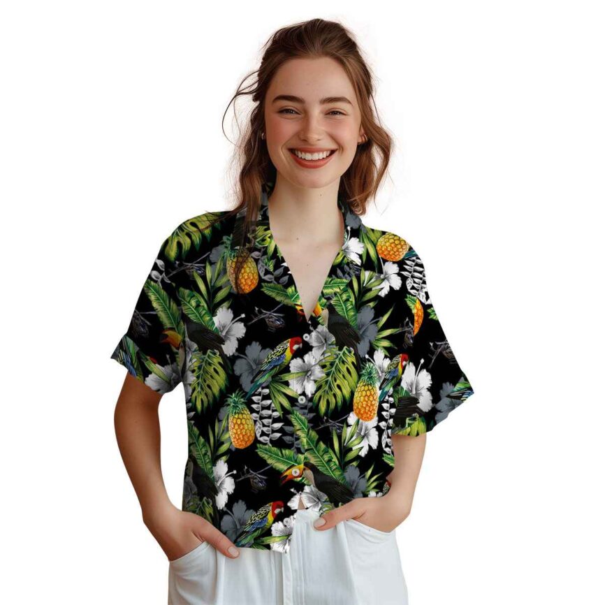 Custom Helicopter Toucan Bird Hawaiian Shirt Top rated