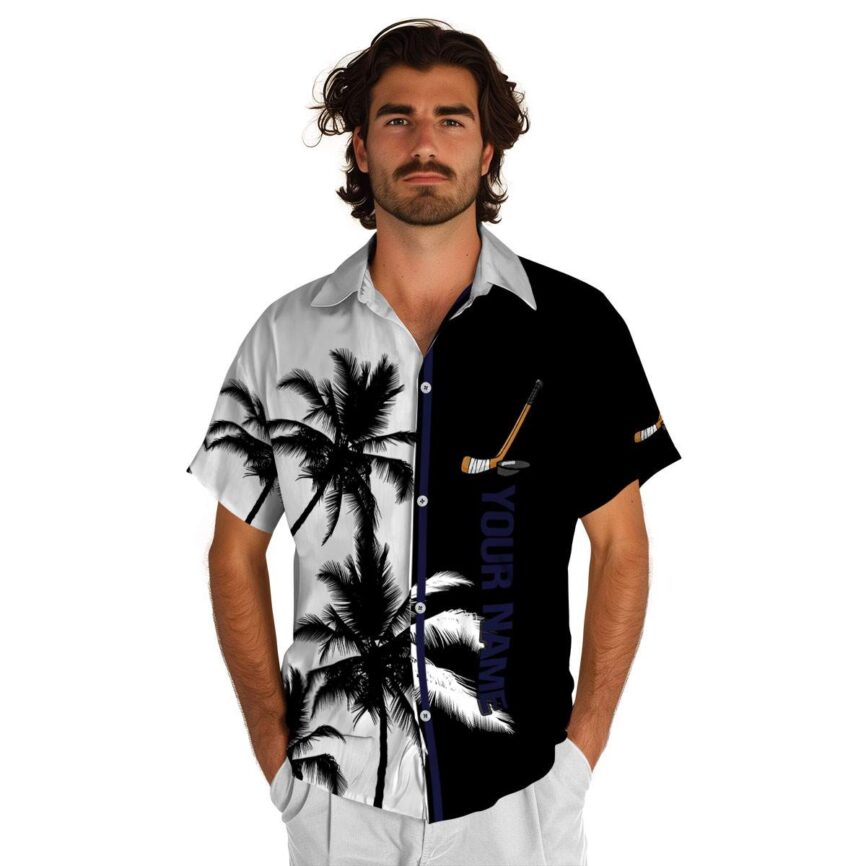 Custom Hockey Beach Vibes Hawaiian Shirt High quality