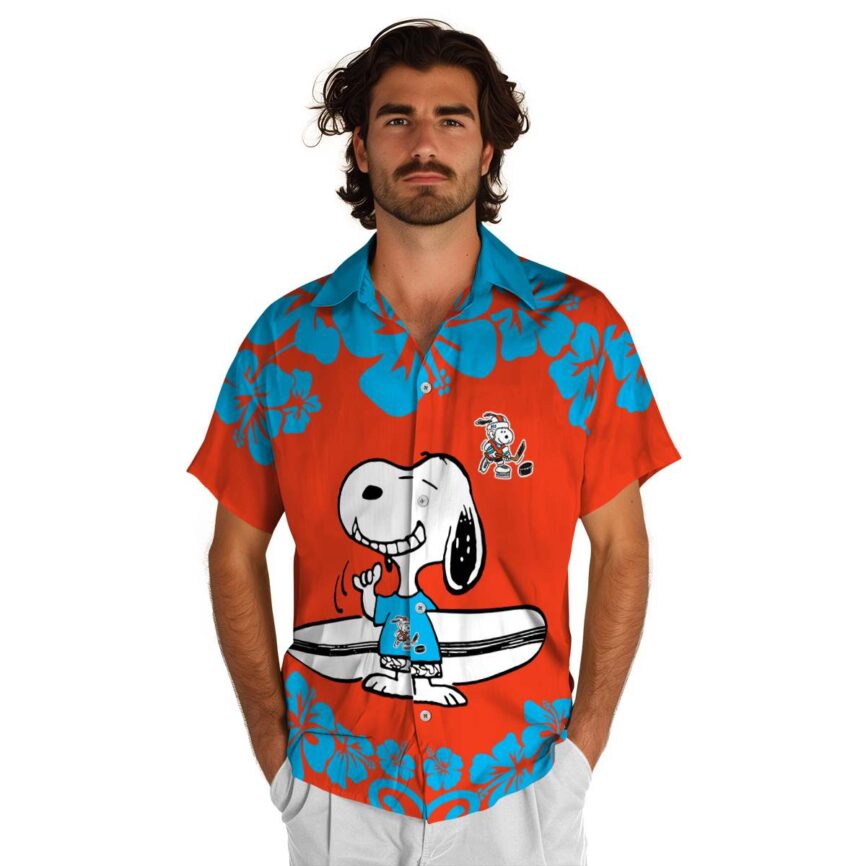 Custom Hockey Surfing Snoopy Hawaiian Shirt New Arrival