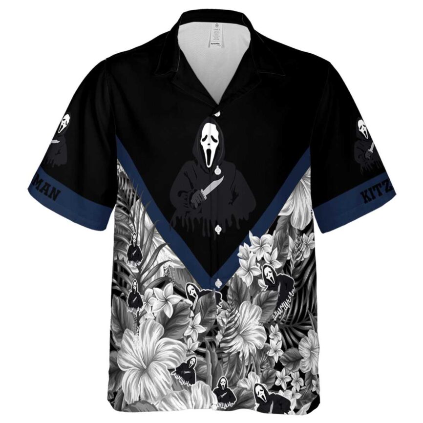 Custom Horror Bold Floral Number Hawaiian Shirt Fashion forward