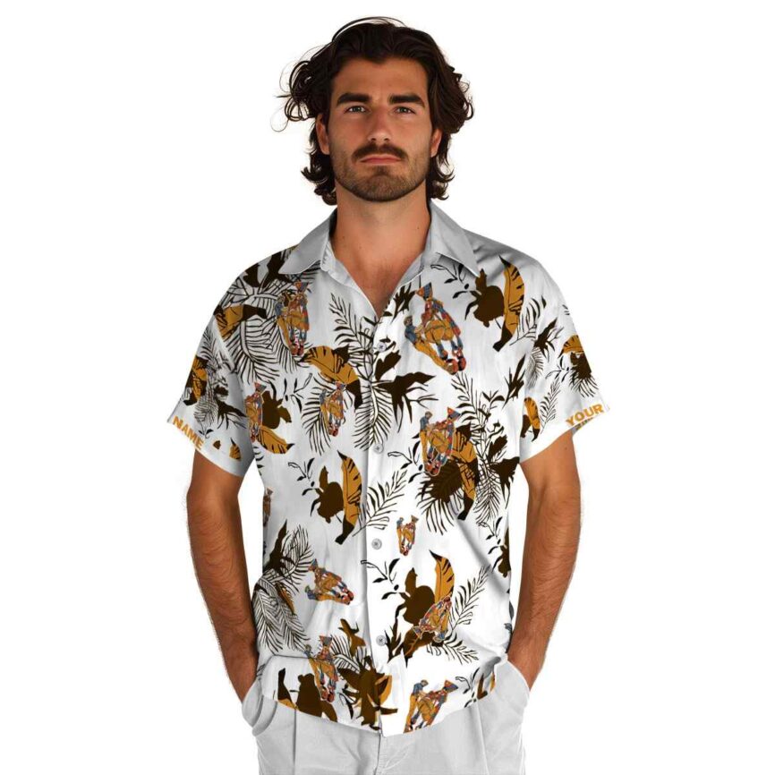 Custom Ironworker Leafy Accents Hawaiian Shirt New Arrival