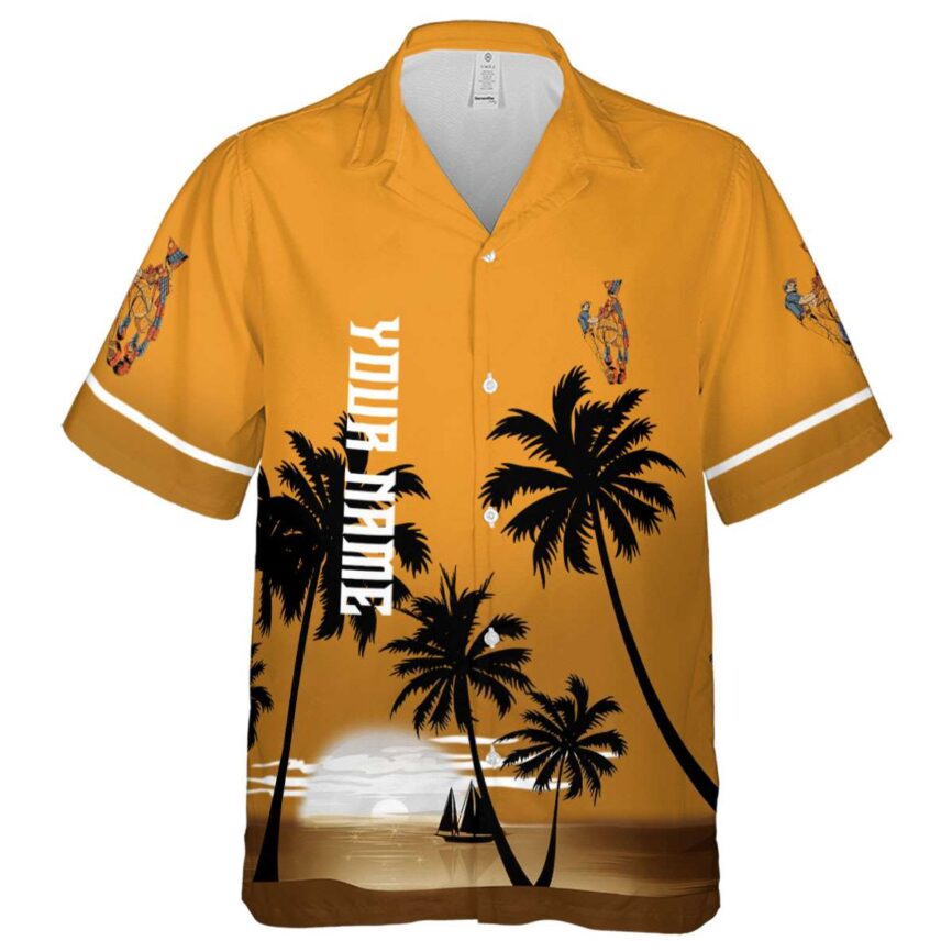 Custom Ironworker Ocean Sunset Hawaiian Shirt Fashion forward