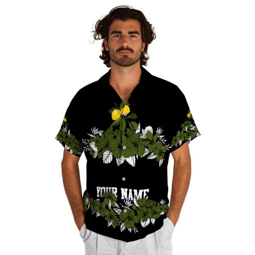 Custom Lemon Hibiscus Band Hawaiian Shirt New Arrival