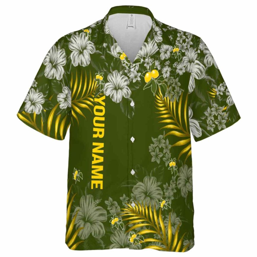 Custom Lemon Hibiscus Pattern Hawaiian Shirt Fashion forward