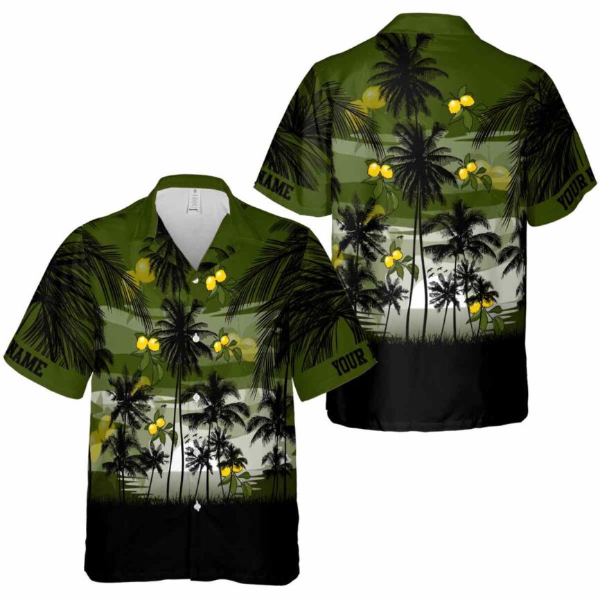 Custom Lemon Island Scenery Hawaiian Shirt Premium grade