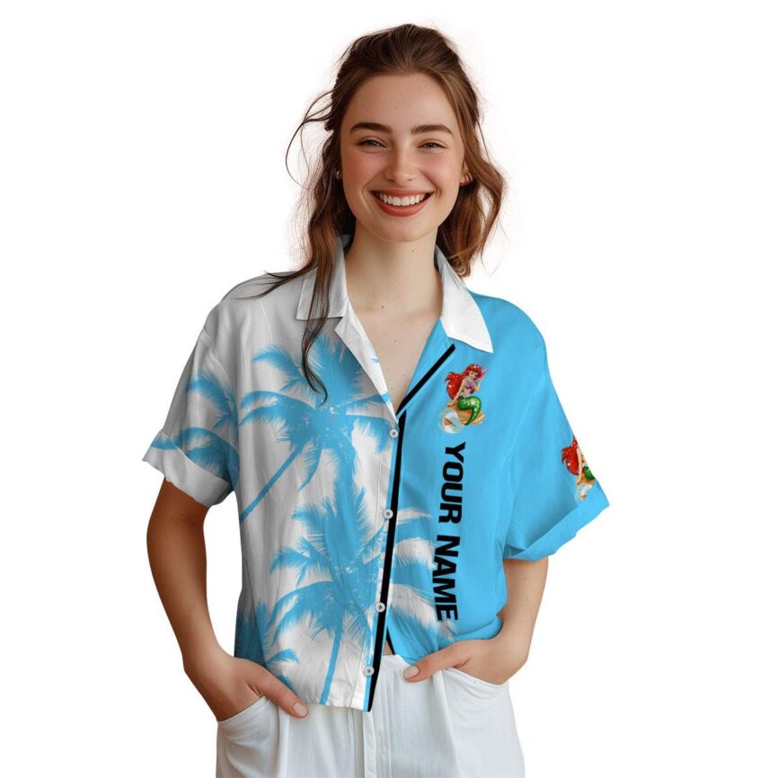 Custom Mermaid Beach Vibes Hawaiian Shirt Trendy