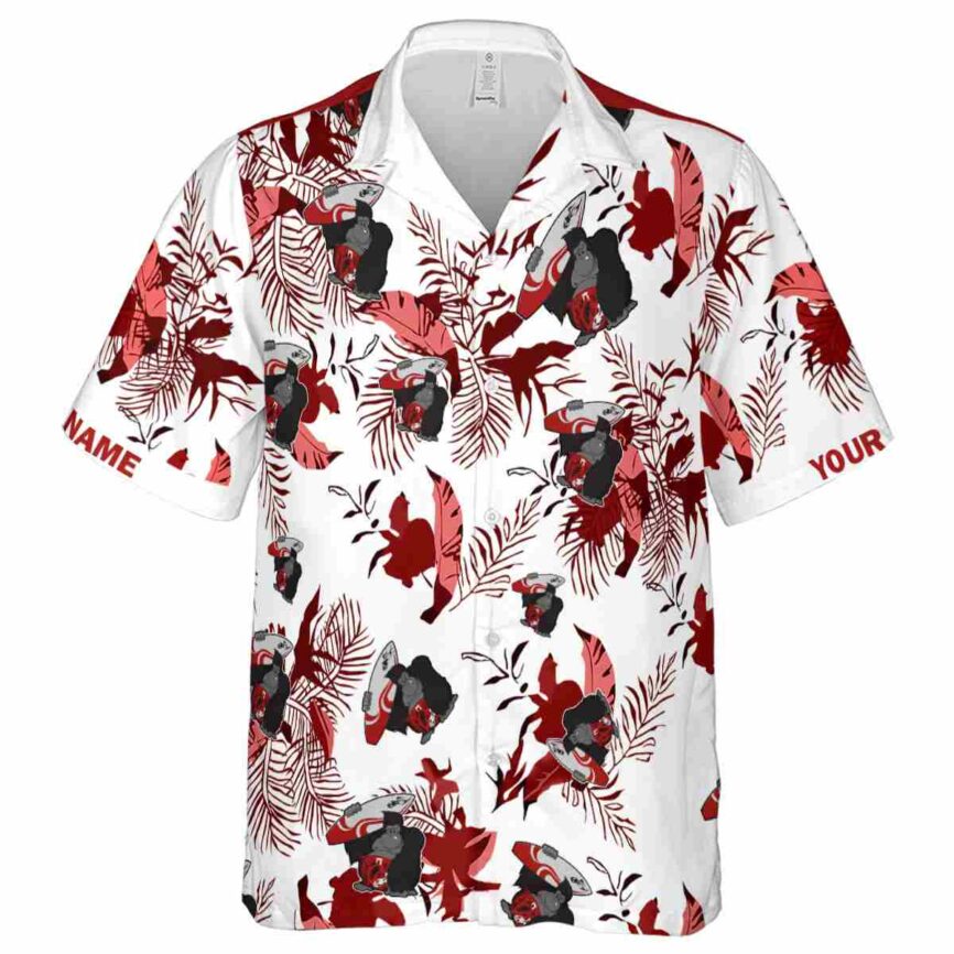 Custom Monkey Leafy Accents Hawaiian Shirt Fashion forward