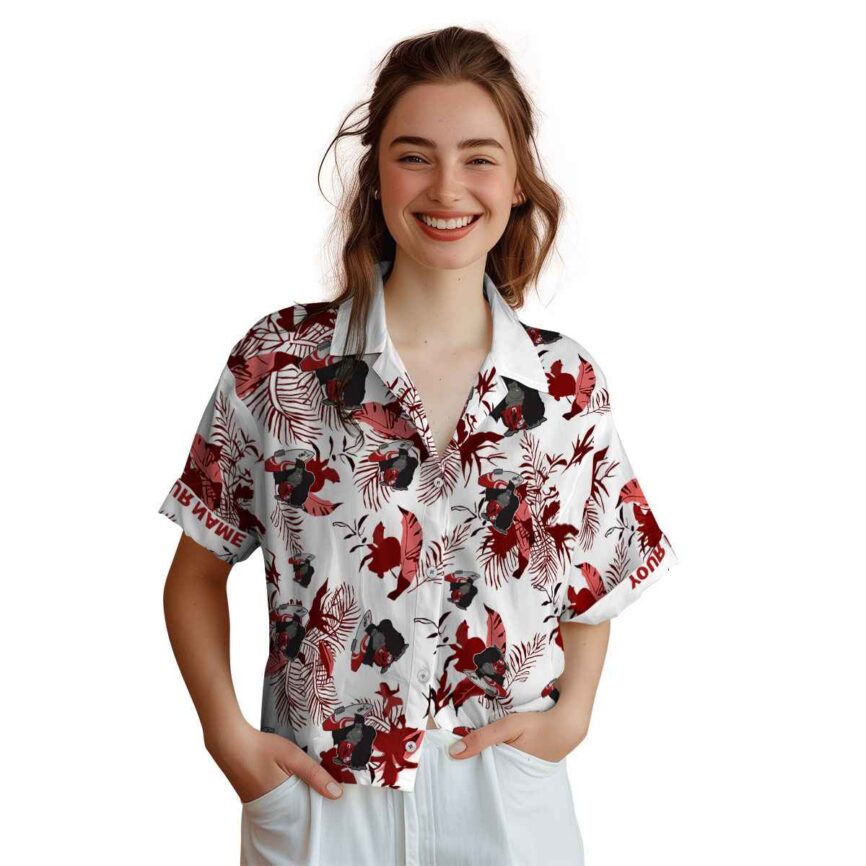 Custom Monkey Leafy Accents Hawaiian Shirt Top rated