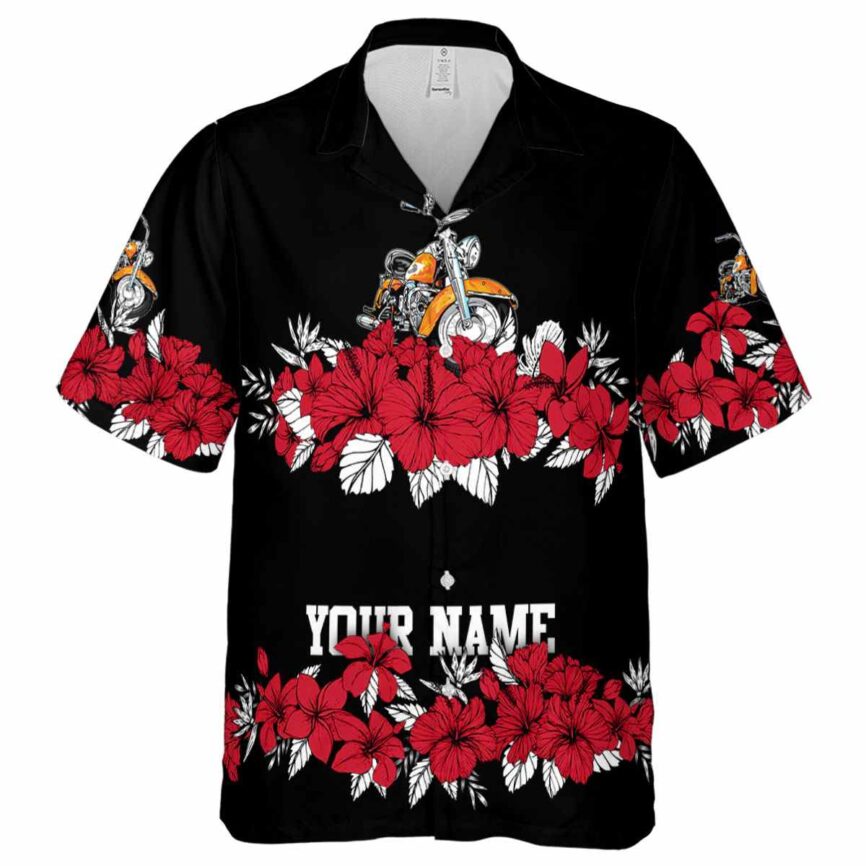 Custom Motorcycle Hibiscus Band Hawaiian Shirt Fashion forward