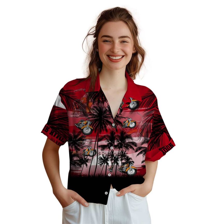 Custom Motorcycle Island Scenery Hawaiian Shirt Top rated