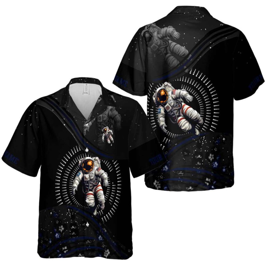 Custom Nasa Dynamic Swirl Hawaiian Shirt Premium grade