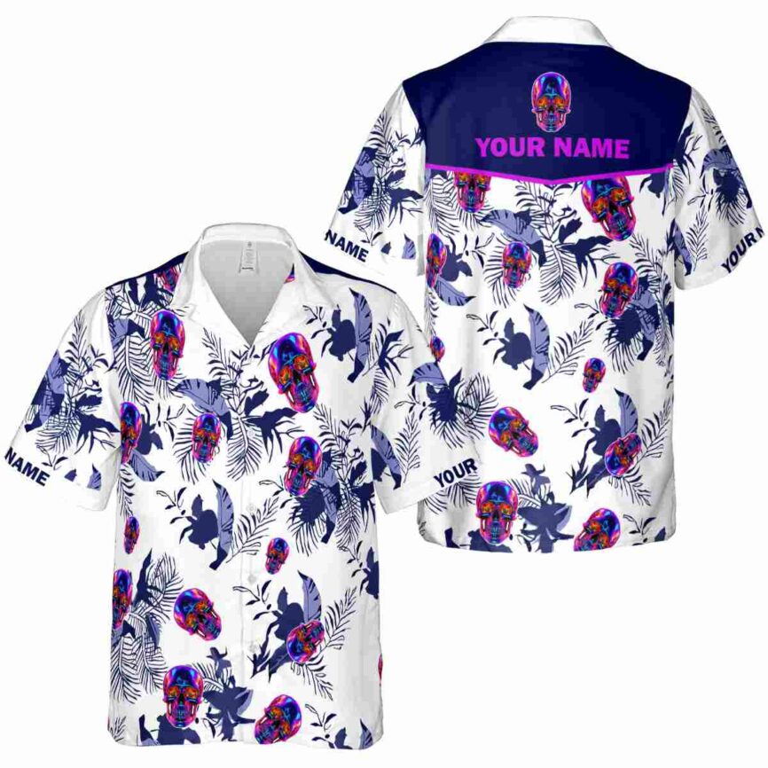 Custom Neon Leafy Accents Hawaiian Shirt Premium grade