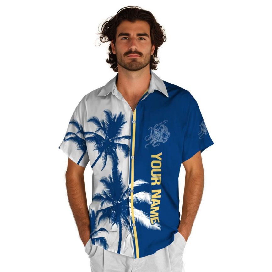 Custom Octopus Beach Vibes Hawaiian Shirt High quality