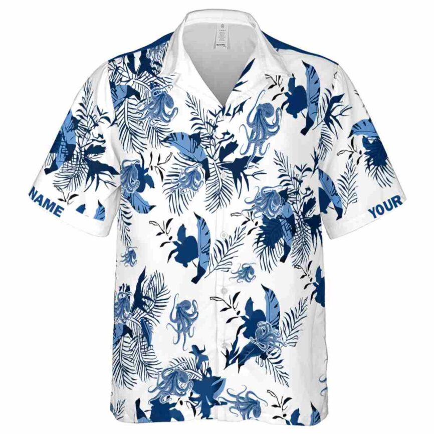 Custom Octopus Leafy Accents Hawaiian Shirt Fashion forward