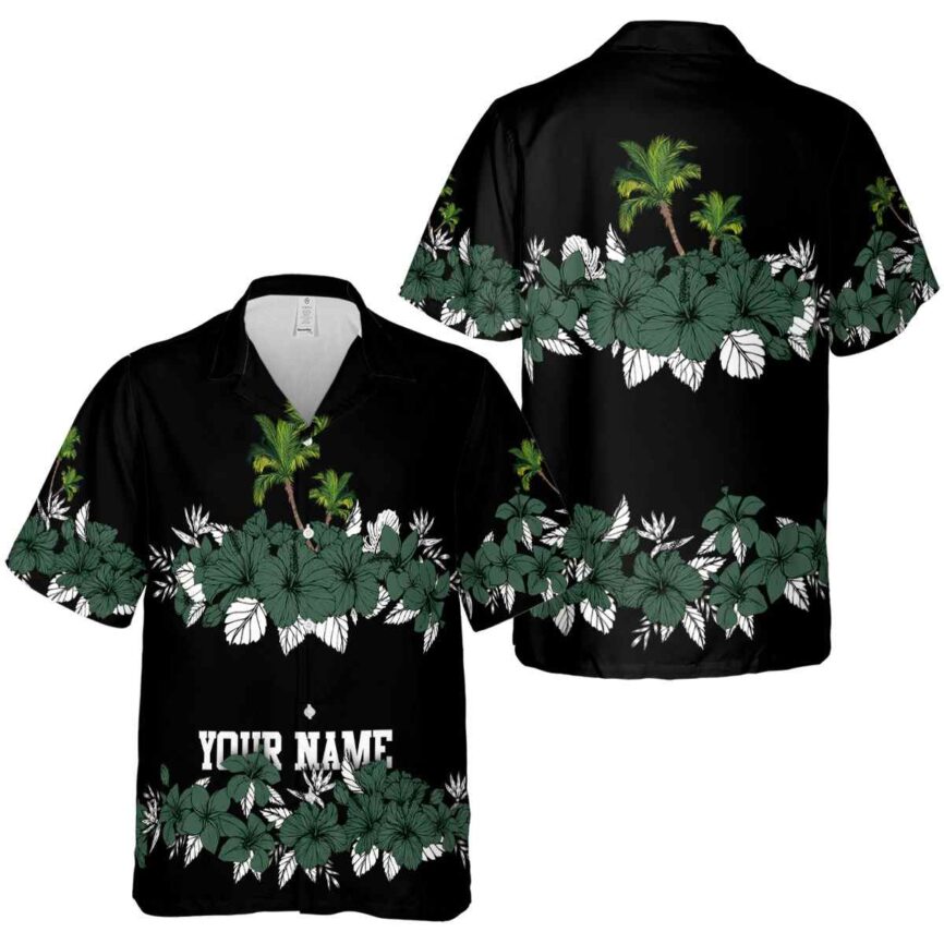 Custom Palm Tree Hibiscus Band Hawaiian Shirt Premium grade