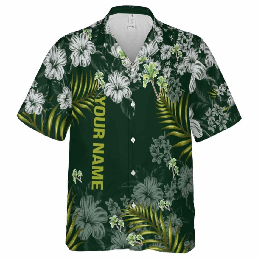 Custom Palm Tree Hibiscus Pattern Hawaiian Shirt Fashion forward