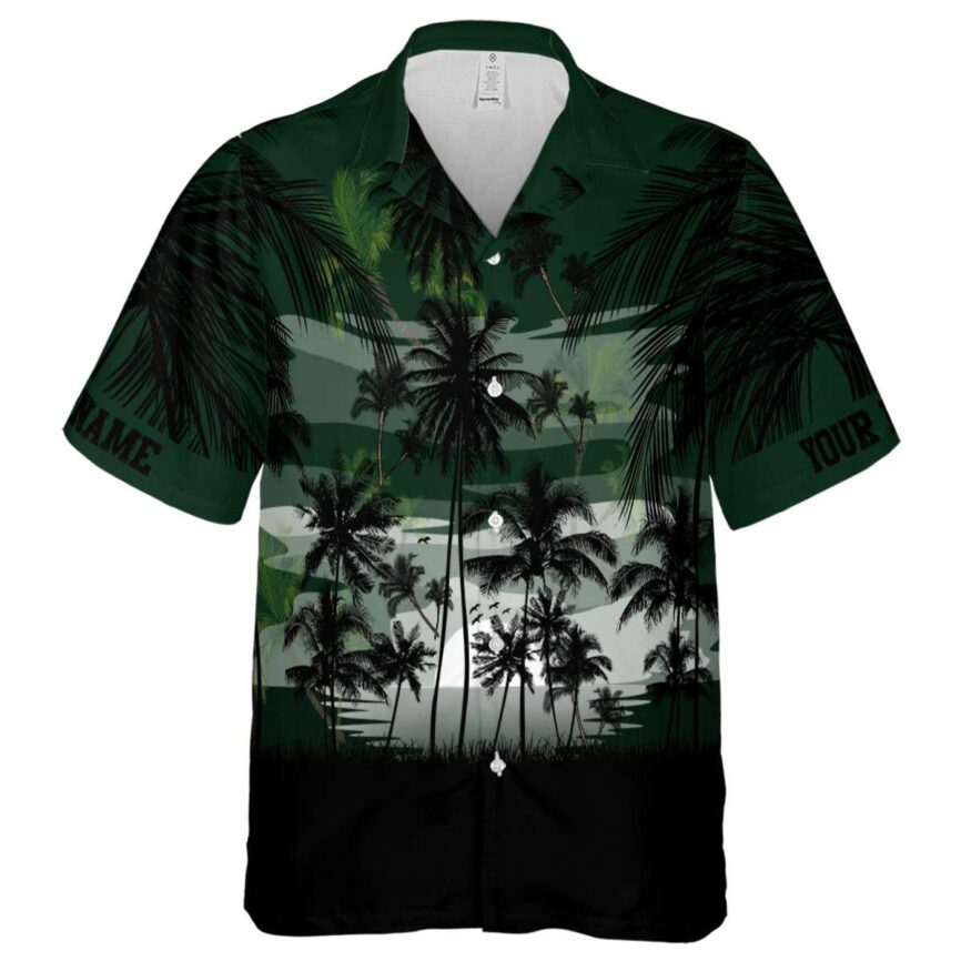 Custom Palm Tree Island Scenery Hawaiian Shirt Fashion forward