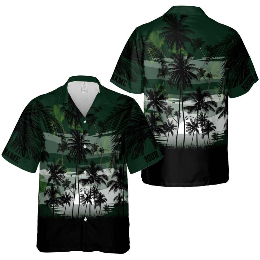 Custom Palm Tree Island Scenery Hawaiian Shirt Premium grade