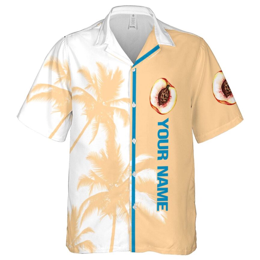 Custom Peach Beach Vibes Hawaiian Shirt Best selling