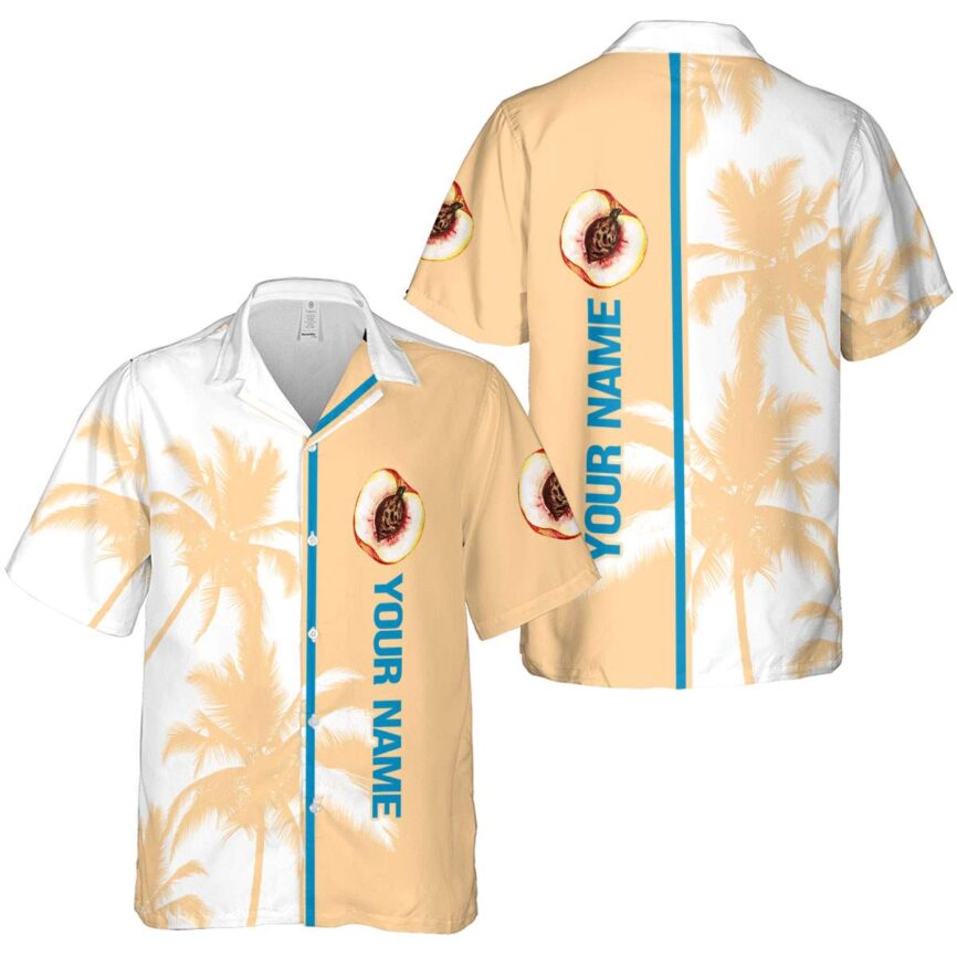 Custom Peach Beach Vibes Hawaiian Shirt Latest Model