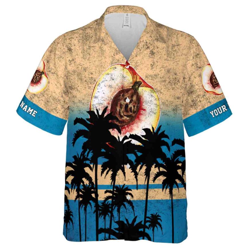 Custom Peach Sunset Gradient Hawaiian Shirt Fashion forward