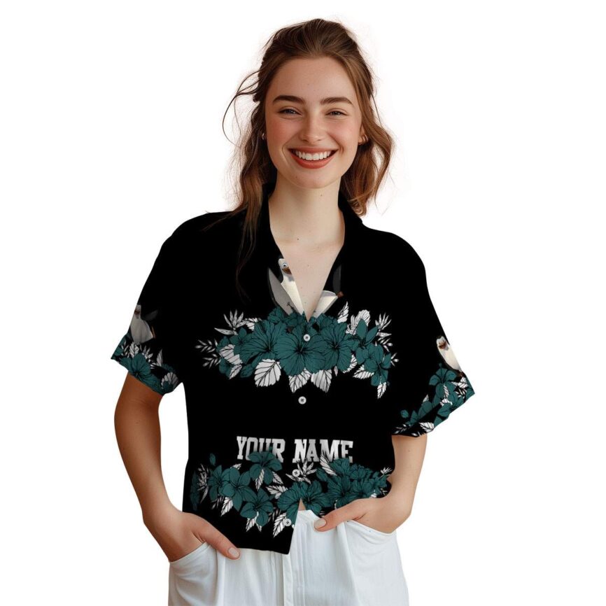 Custom Penguin Hibiscus Band Hawaiian Shirt Top rated