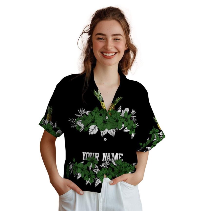 Custom Pineapple Hibiscus Band Hawaiian Shirt Top rated