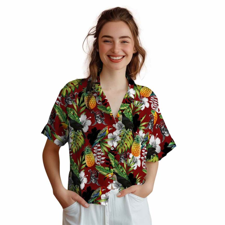 Custom Pirate Toucan Bird Hawaiian Shirt Top rated