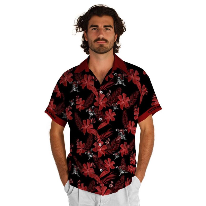 Custom Pirate Tropical Flower Hawaiian Shirt New Arrival