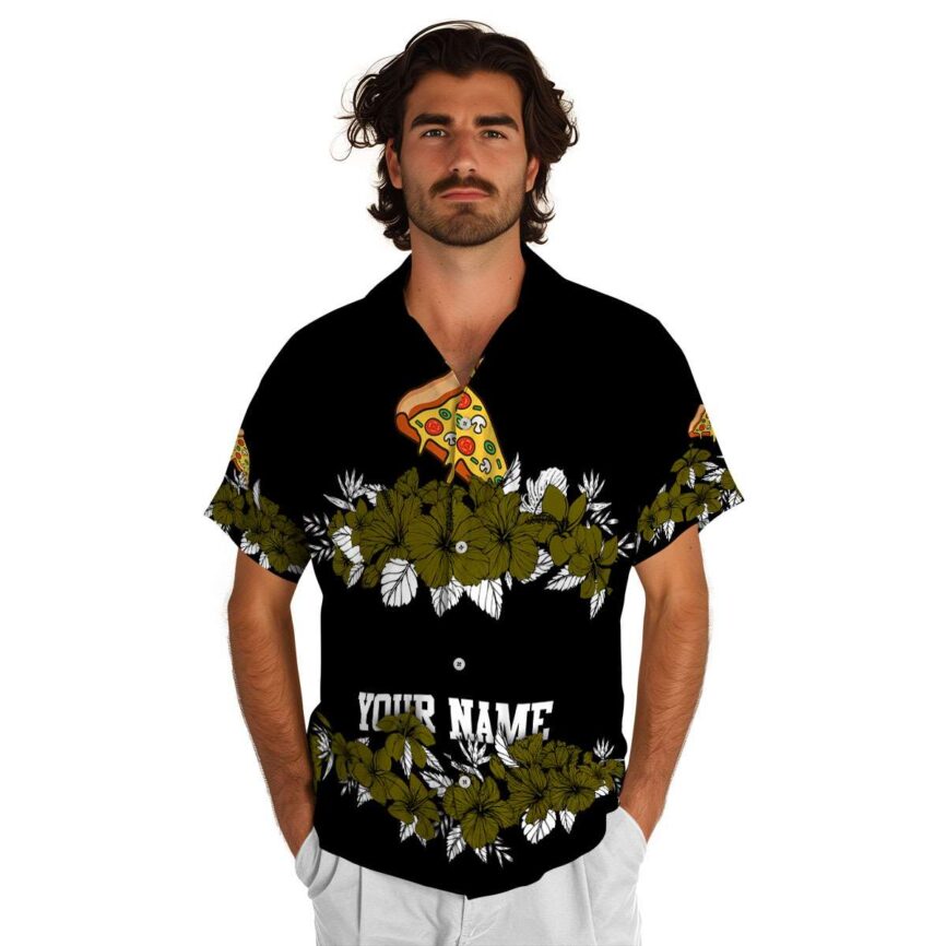 Custom Pizza Hibiscus Band Hawaiian Shirt New Arrival