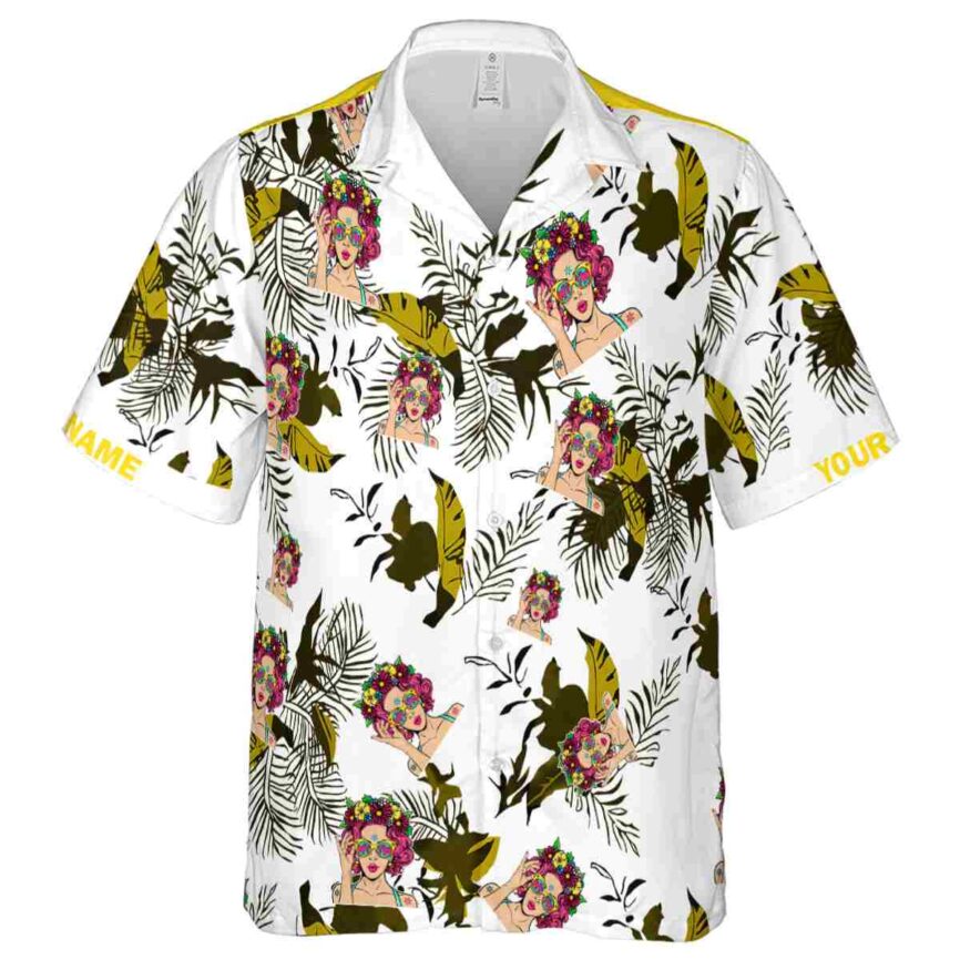 Custom Pop Leafy Accents Hawaiian Shirt Fashion forward