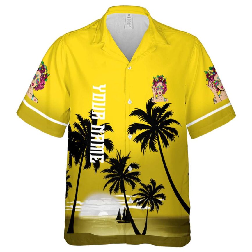 Custom Pop Ocean Sunset Hawaiian Shirt Fashion forward