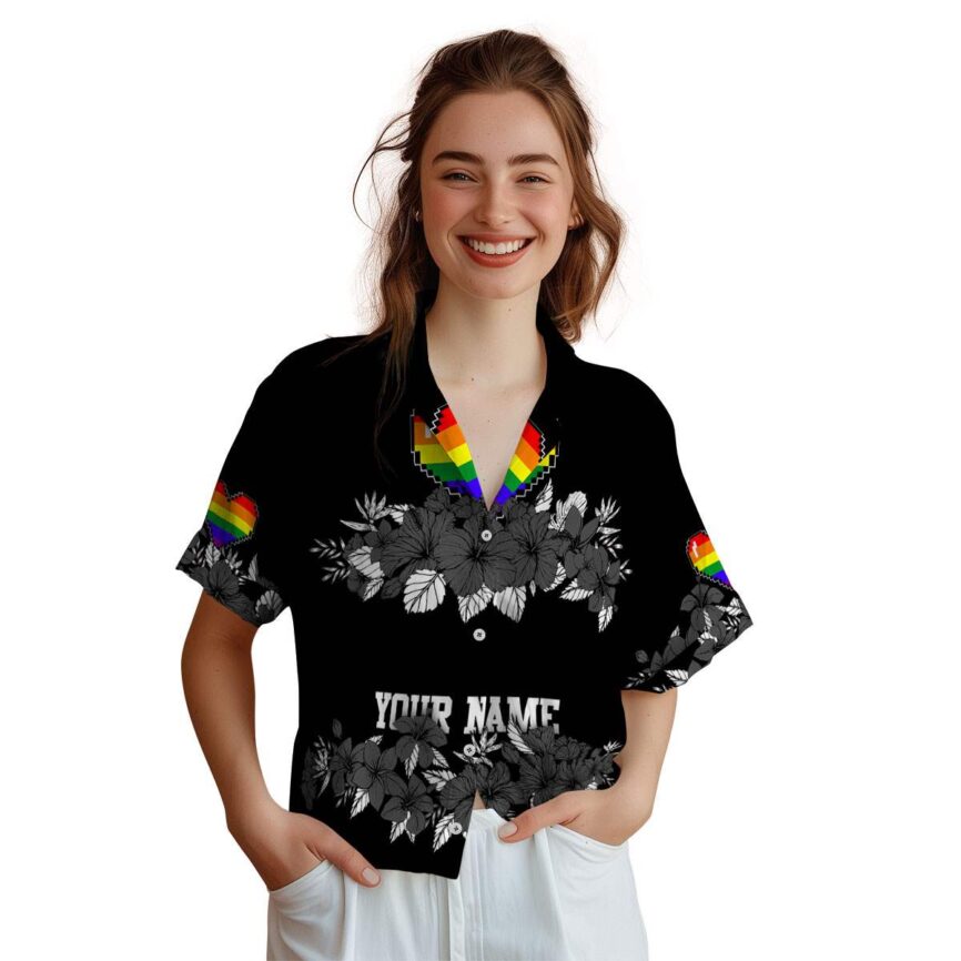 Custom Pride Hibiscus Band Hawaiian Shirt Top rated