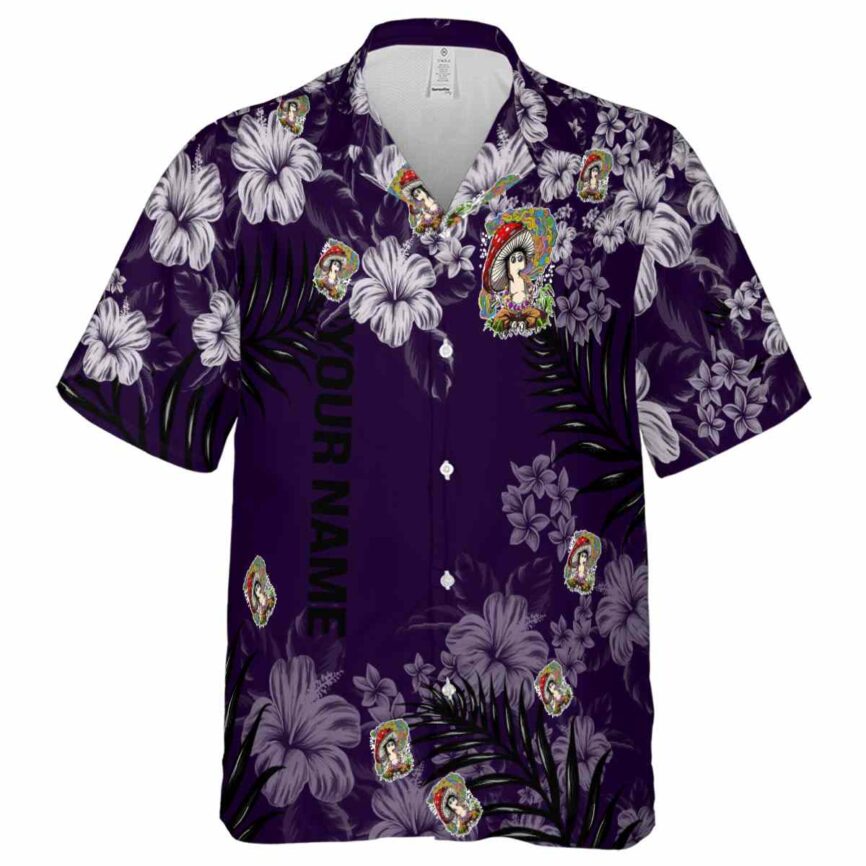 Custom Psychedelic Hibiscus Pattern Hawaiian Shirt Fashion forward