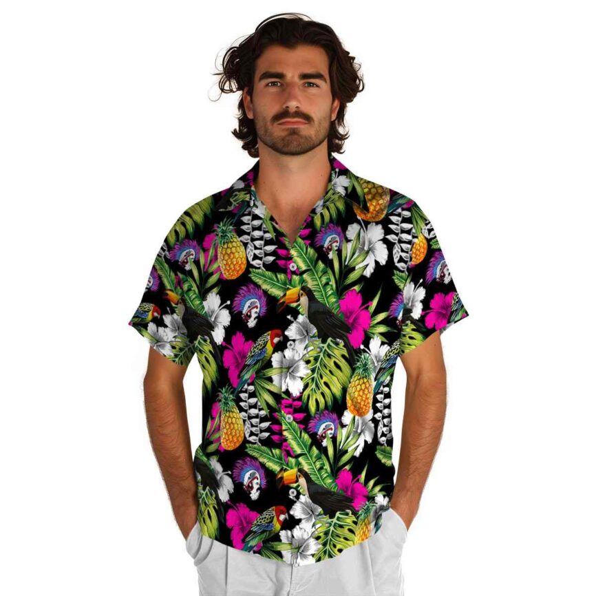 Custom Punk Toucan Bird Hawaiian Shirt New Arrival