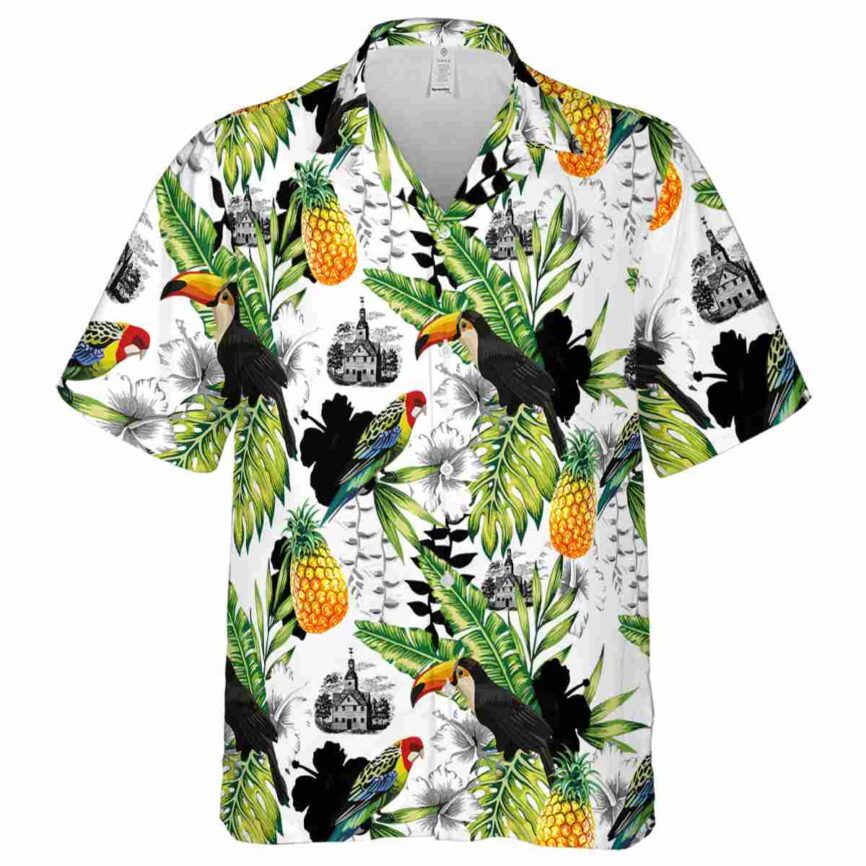 Custom Puritan Toucan Bird Hawaiian Shirt Fashion forward