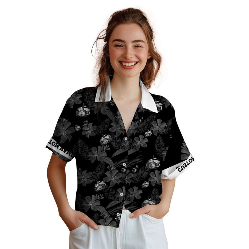 Custom Puritan Tropical Flower Hawaiian Shirt Top rated